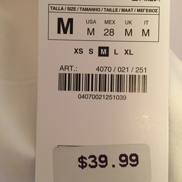 NWT Zara cropped peacoat size medium - Picture 3 of 4